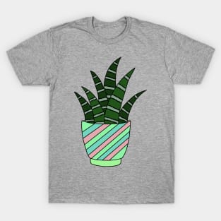 Cute Cactus Design #82: Succulent Dream Pot T-Shirt